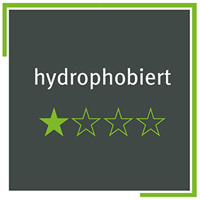 hydrophobiert